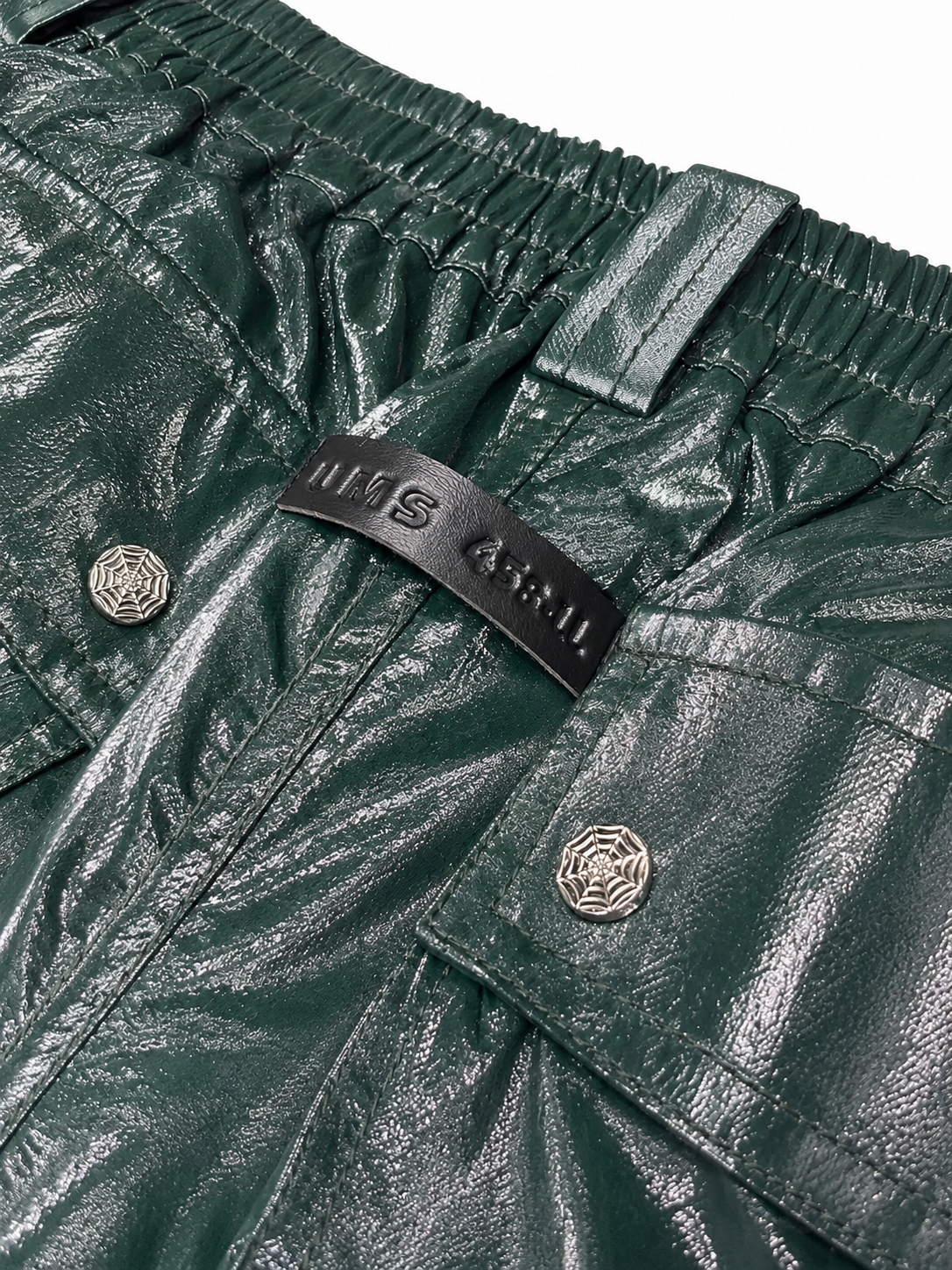 DARK GREEN CARGO PANTS