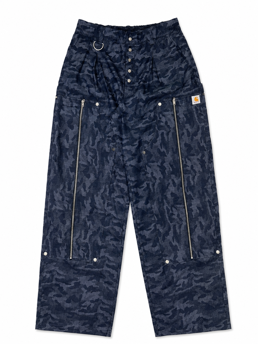 NAVY CAMO CARPENTER PANTS