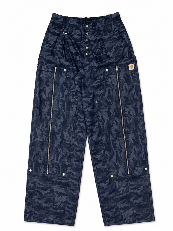 NAVY CAMO CARPENTER PANTS
