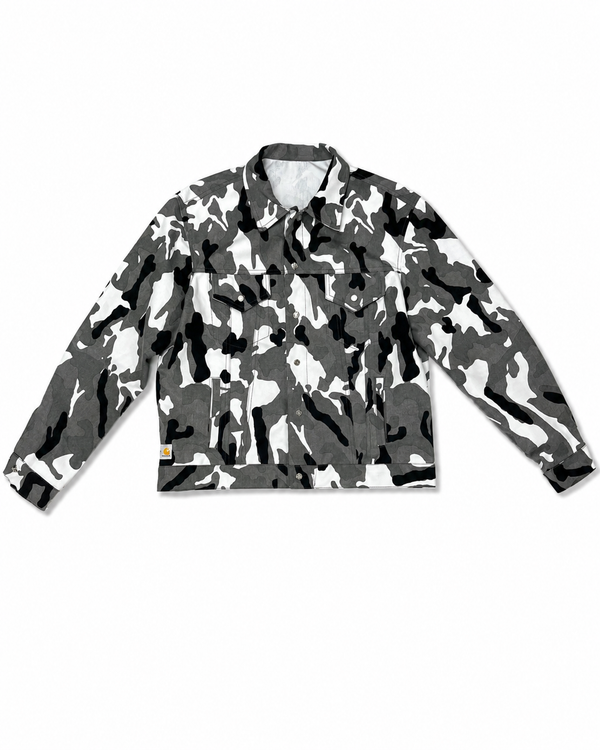 TRUCKER SNOW WOODLAND JACKET