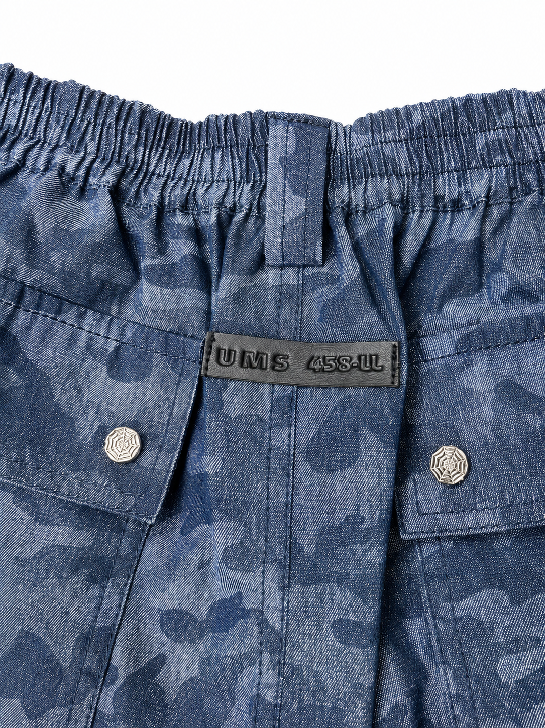 NAVY CAMO CARPENTER SHORTS