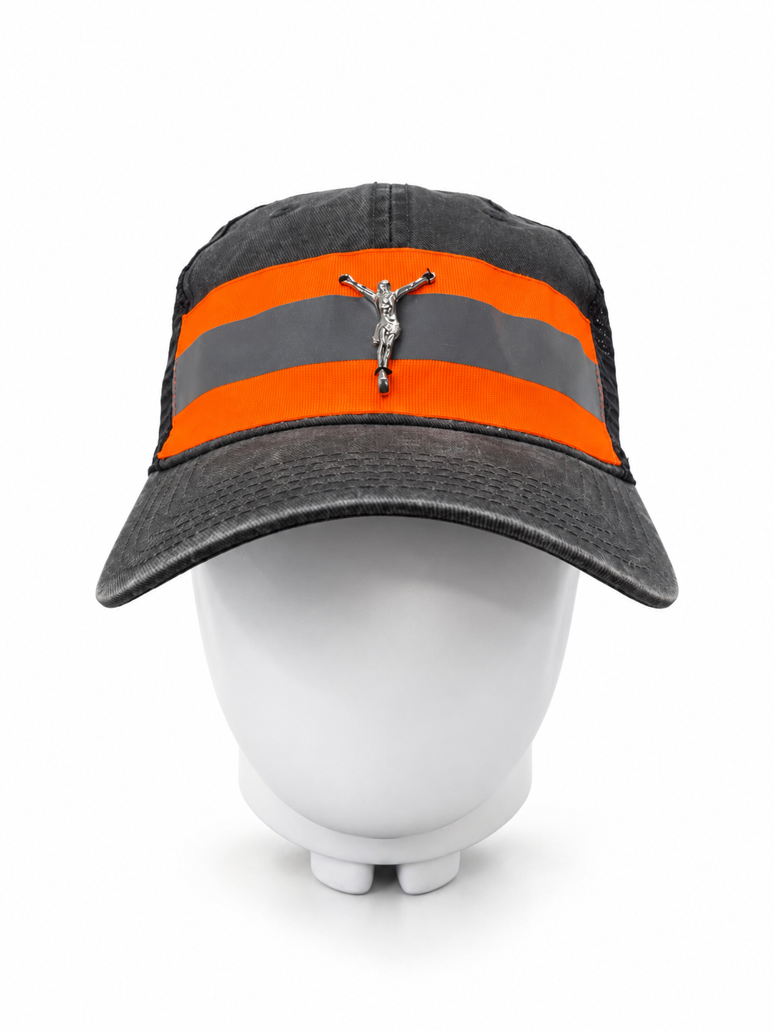CRUCIFIX STRIPE CAP