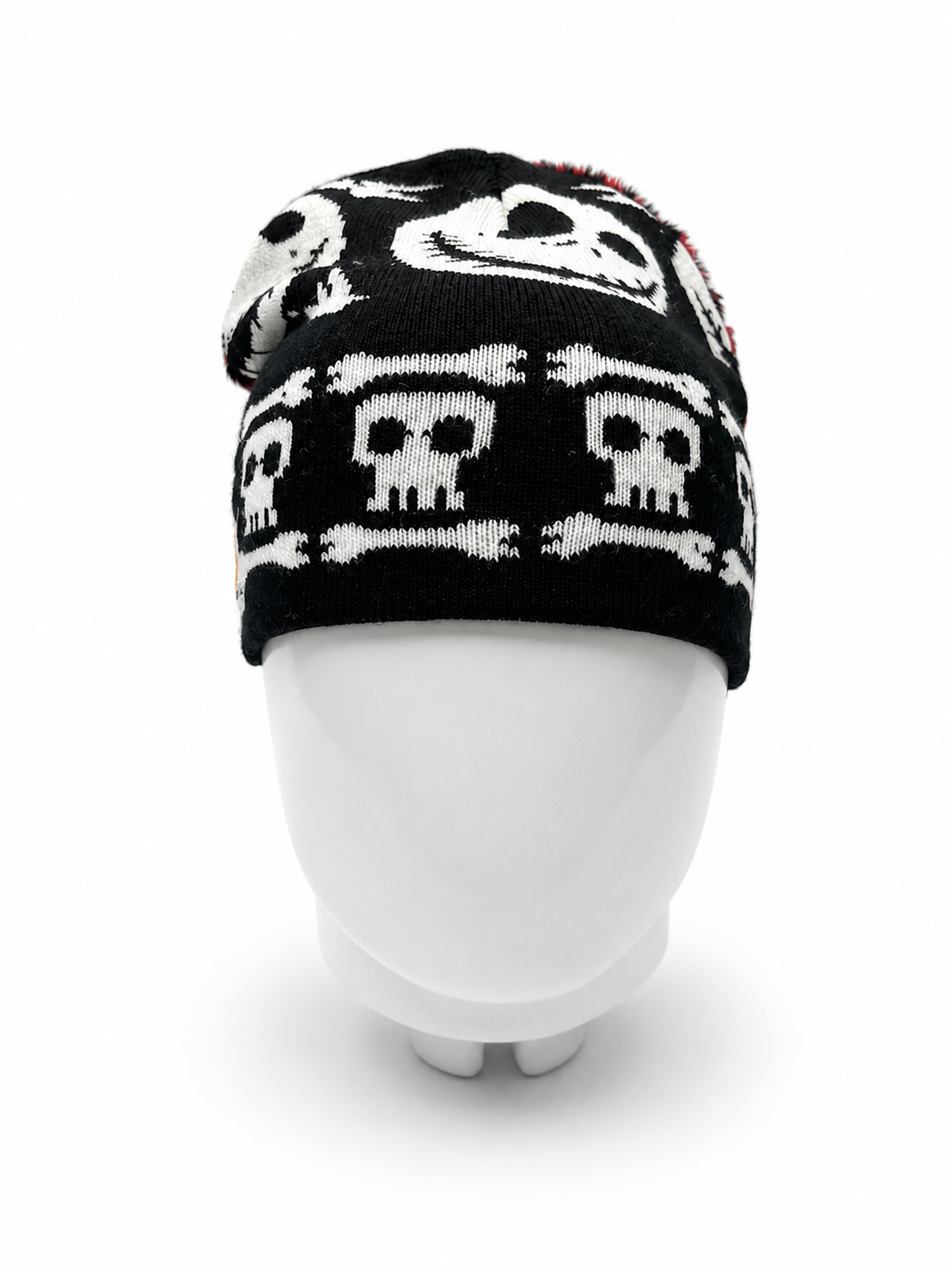 SKELETON/LEOPARD BEANIE