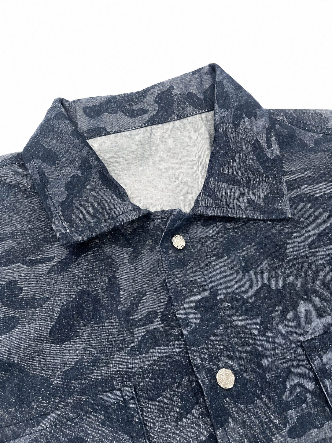 NAVY CAMO OVERSHIRT