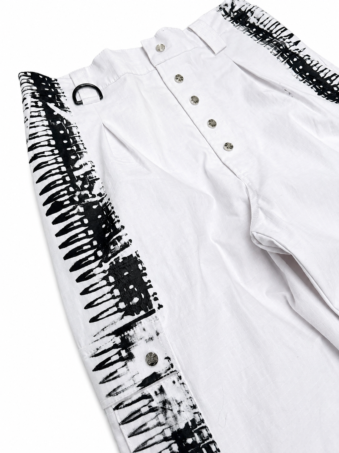 WHITE BULLETS RIPSTOP CARGO PANTS - UMS 458-LL X AMORTRASH