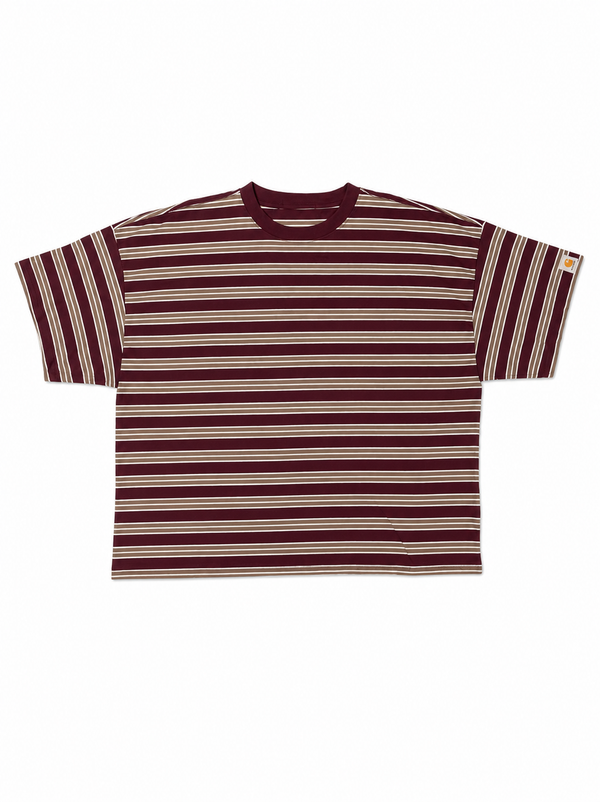 Burgundy Striped T-Shirt