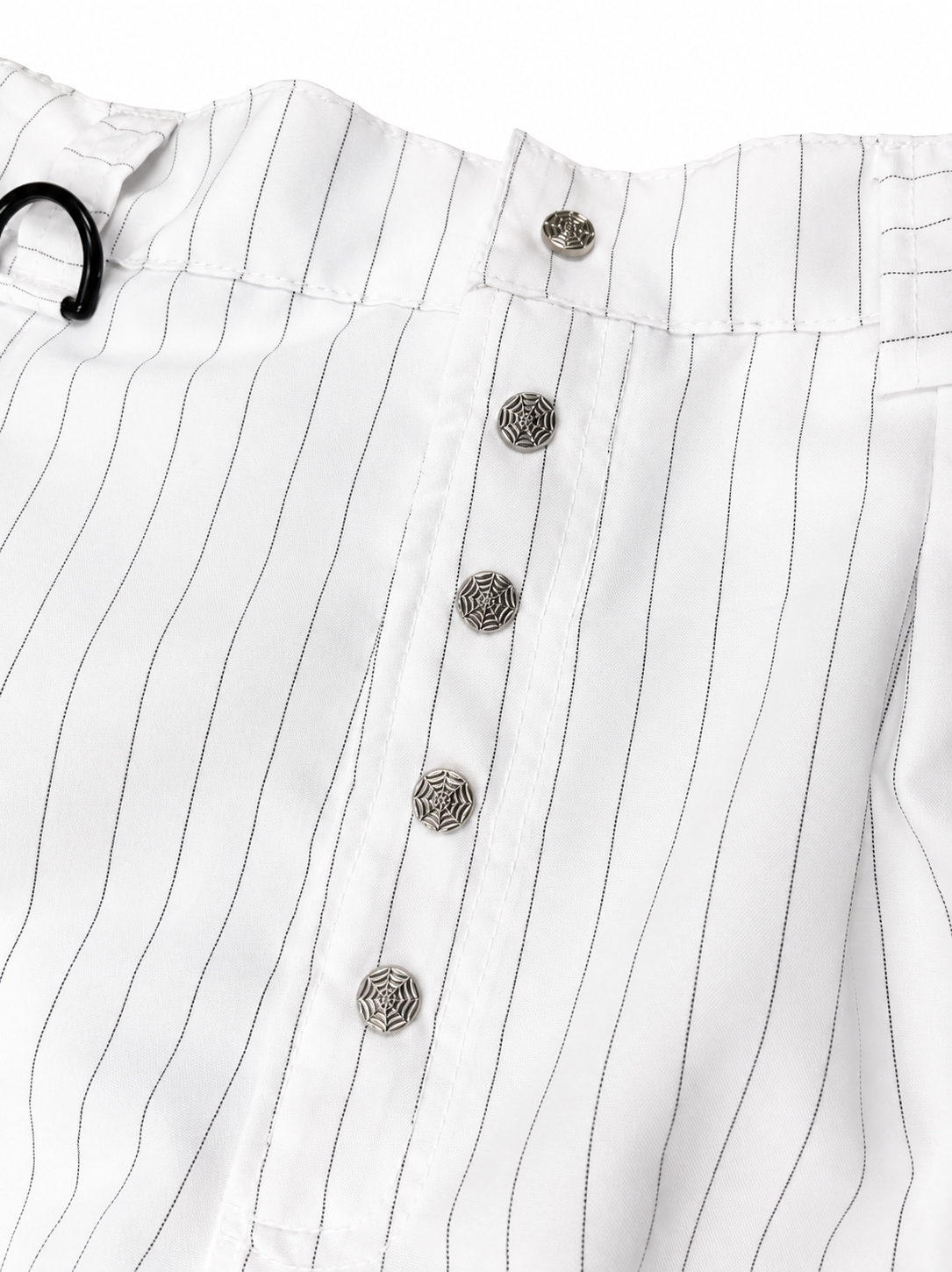 PINSTRIPE WHITE CARGO PANTS