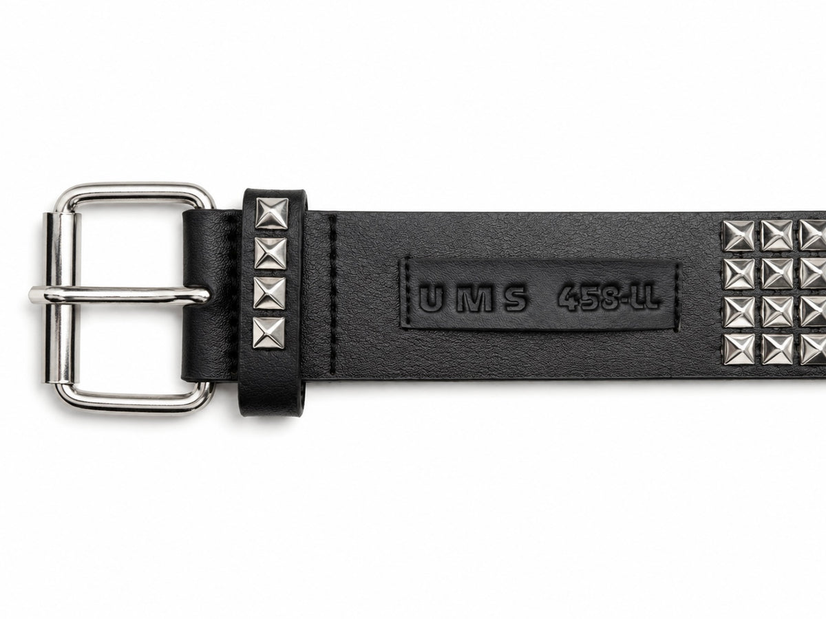 SPIKE VEGAN-LEATHER BELT