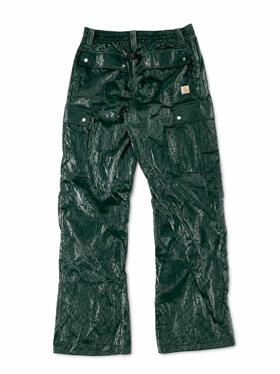 DARK GREEN CARGO PANTS