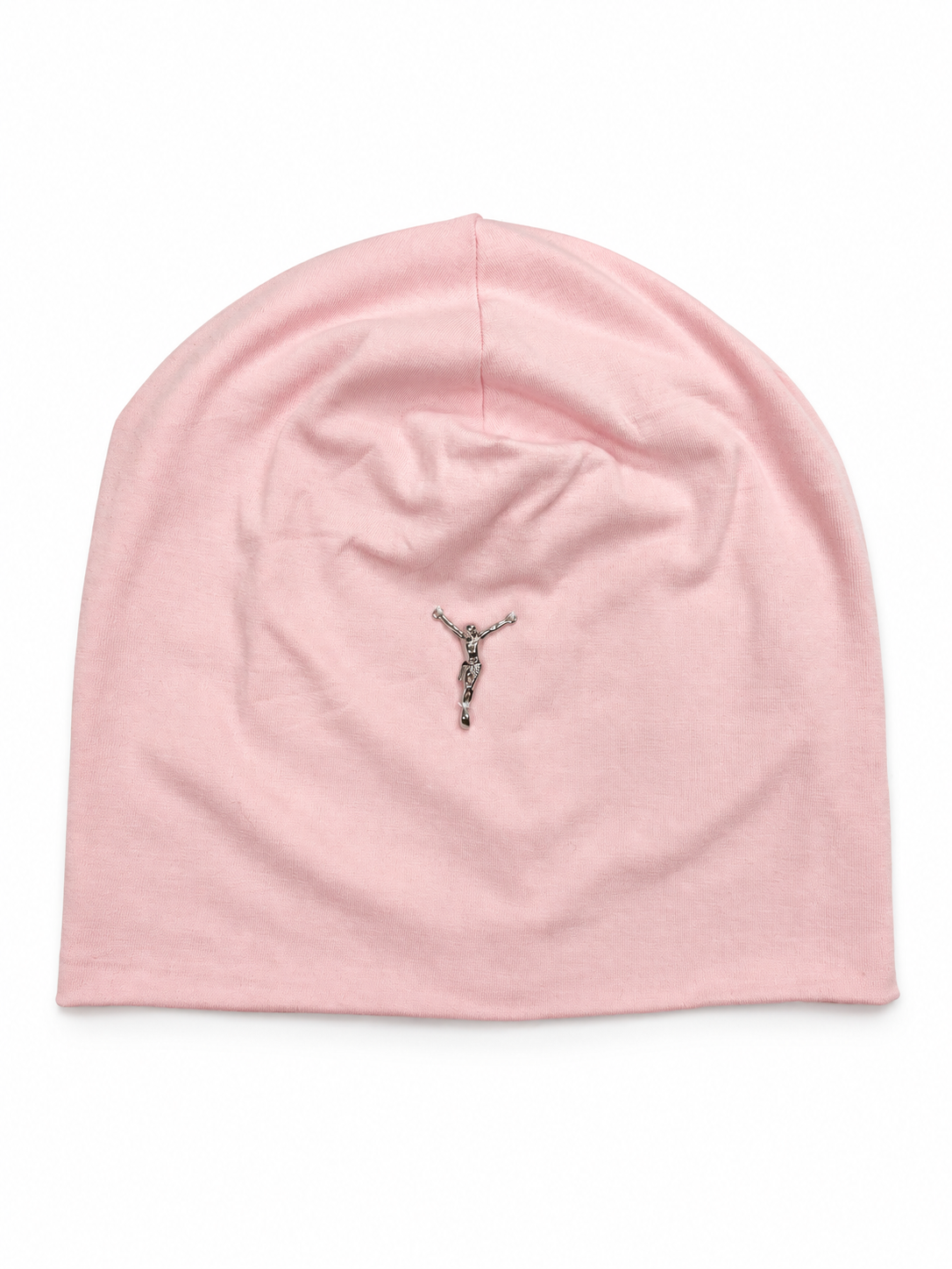 CRUCIFIX PINK BEANIE