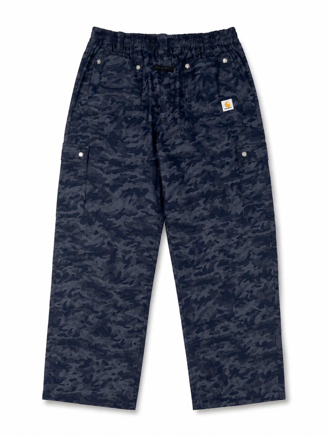 NAVY CAMO CARPENTER PANTS