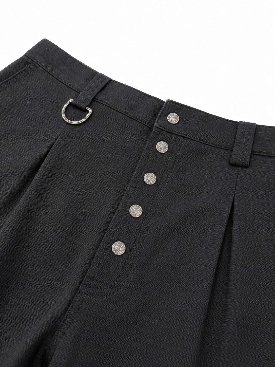 BLACK CARGO SHORTS
