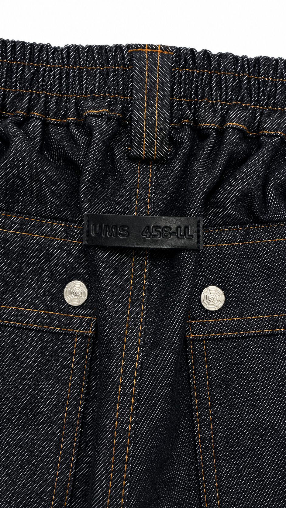 DENIM MULTI-POCKET CARGO SHORTS