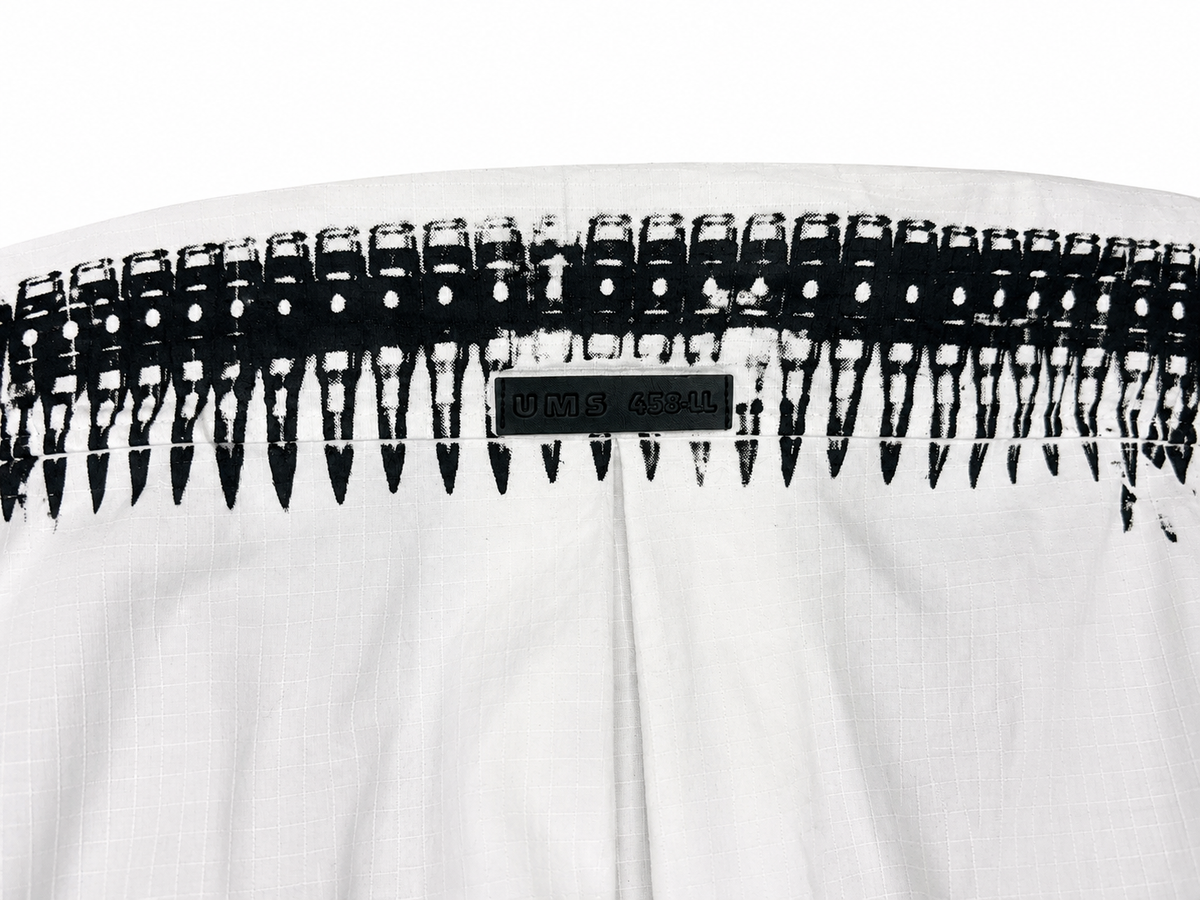 WHITE BULLET V-NECK JACKET - UMS 458-LL X AMORTRASH