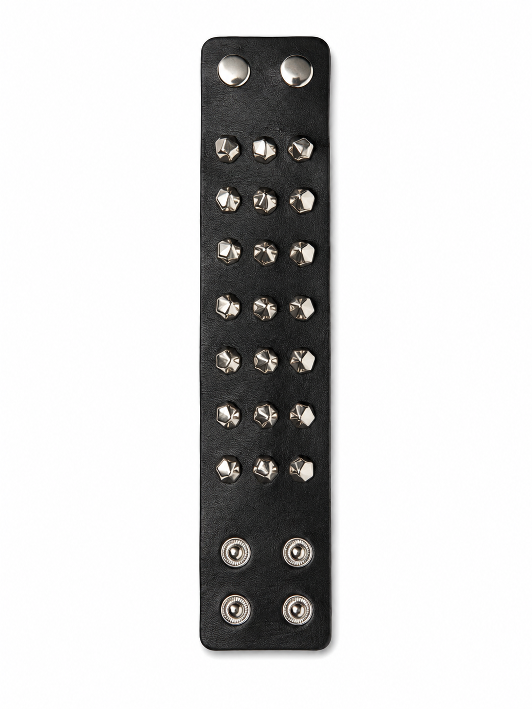 SPIKE VEGAN LEATHER BRACELET