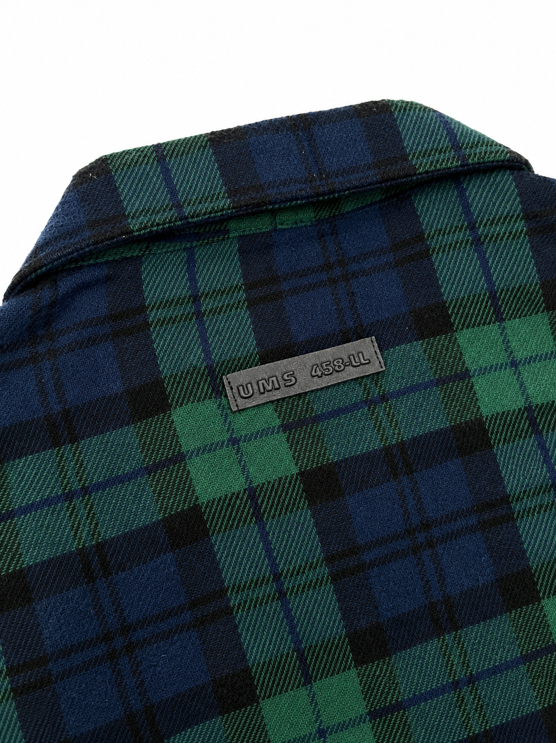 DISTRESSED GREEN FLANNEL