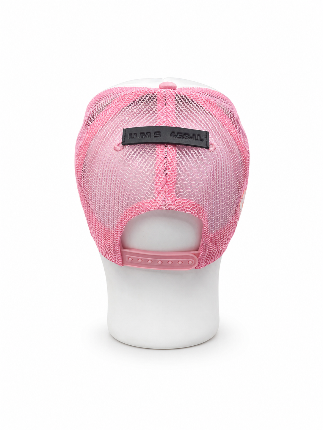 CRUCIFIX PINK TRUCKER CAP