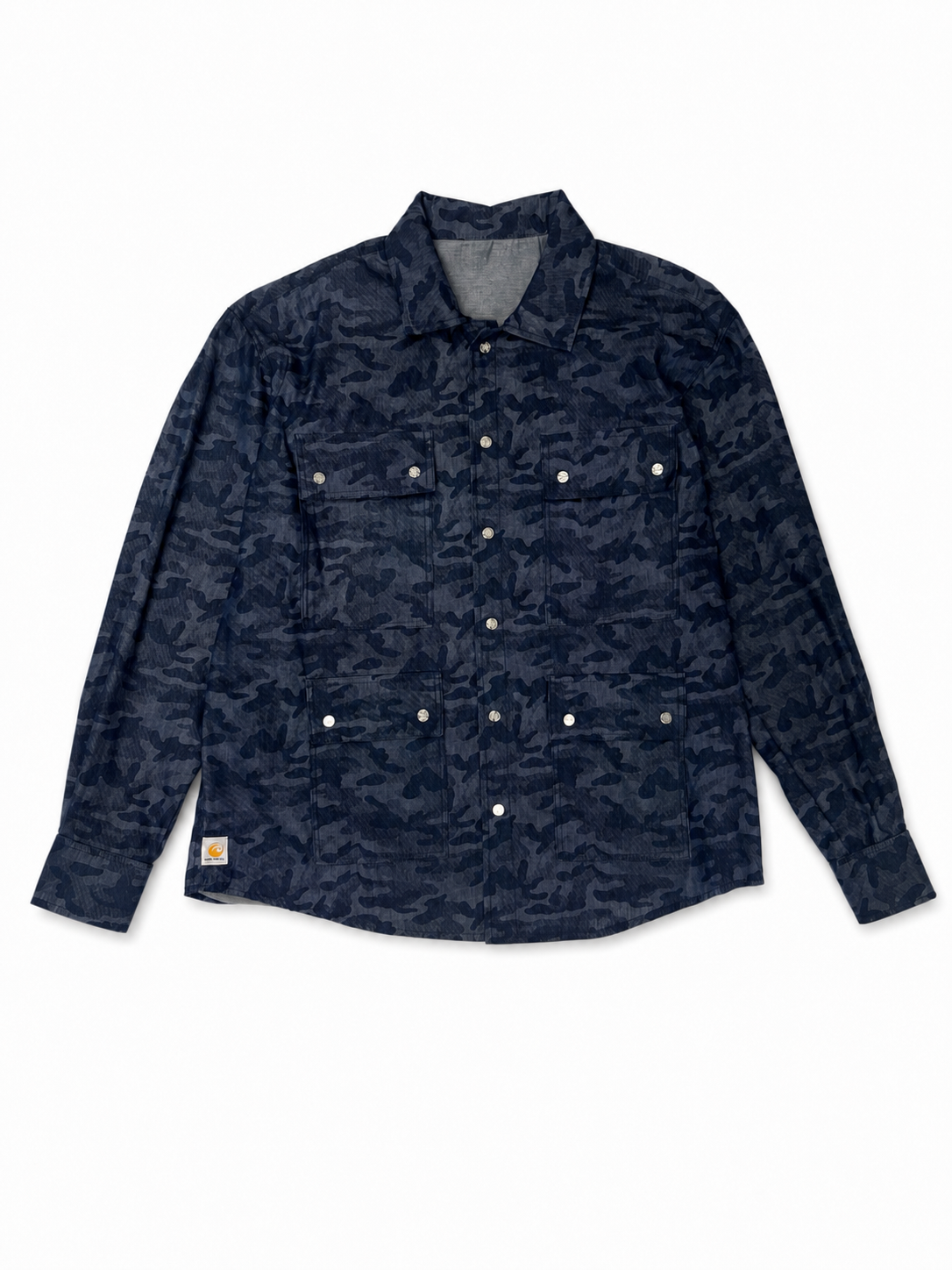 NAVY CAMO OVERSHIRT