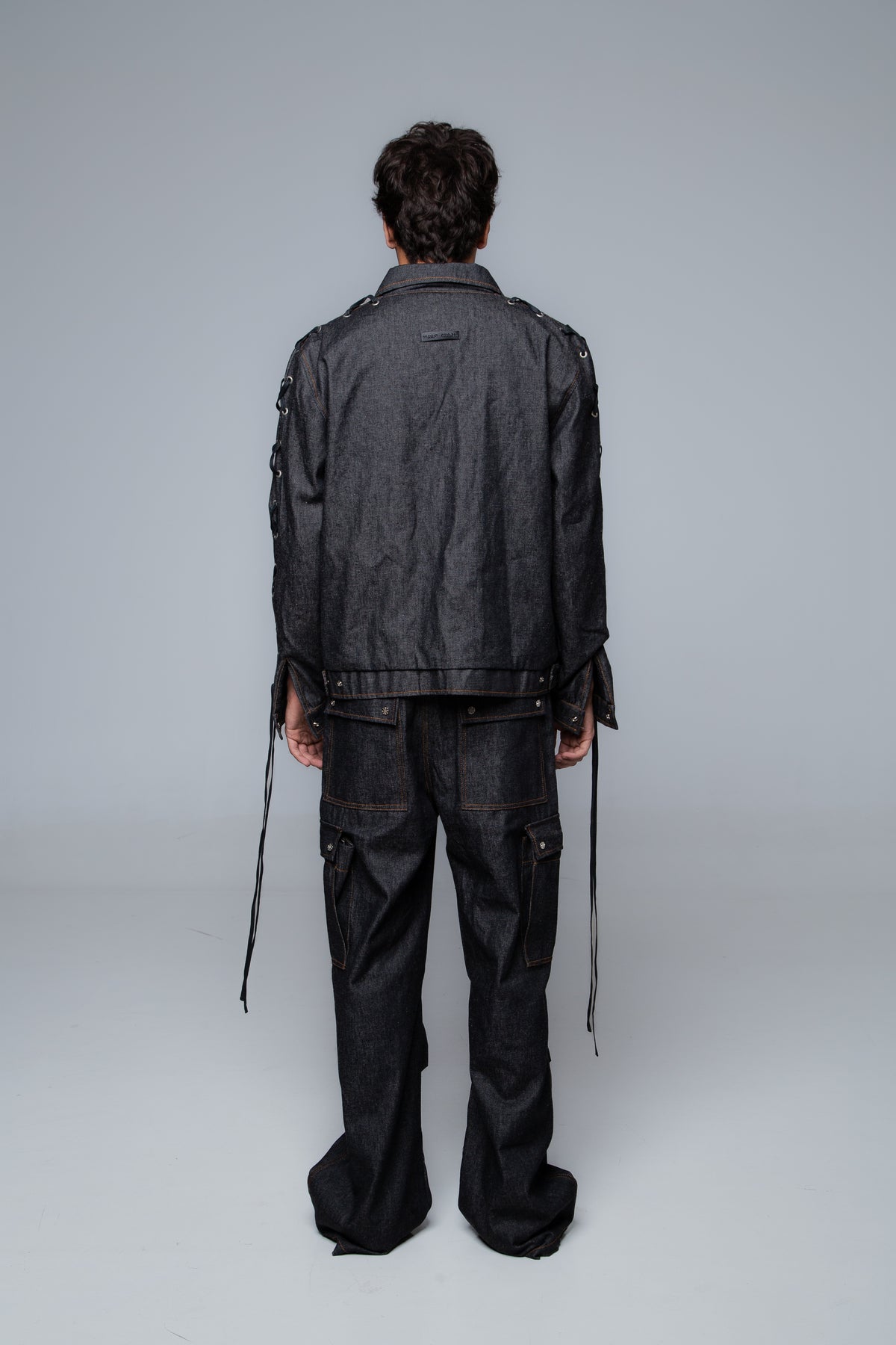 DENIM ZIPER JACKET