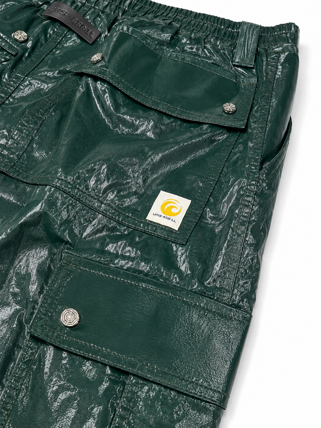DARK GREEN CARGO PANTS
