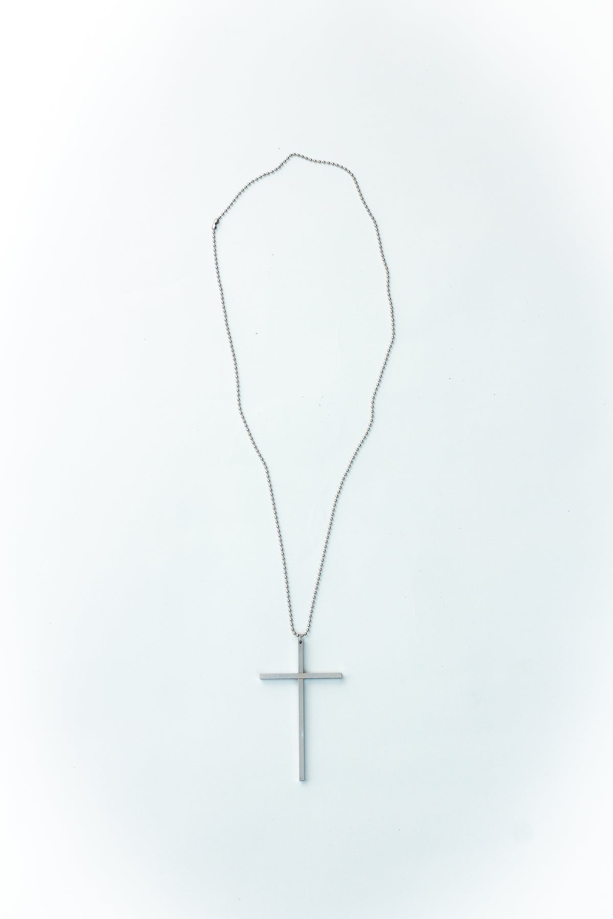 BIG METAL CROSS CHAIN