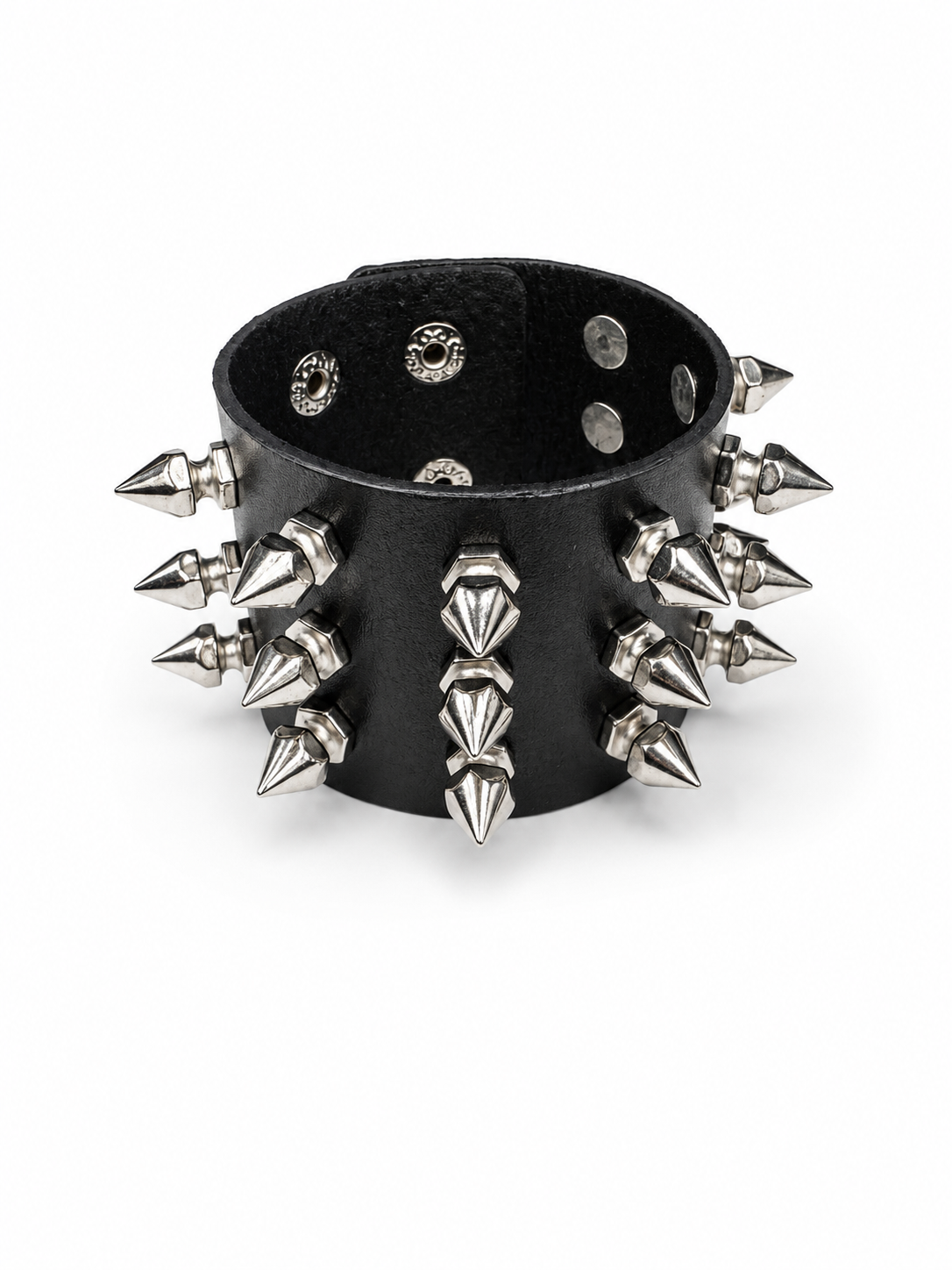 SPIKE VEGAN LEATHER BRACELET