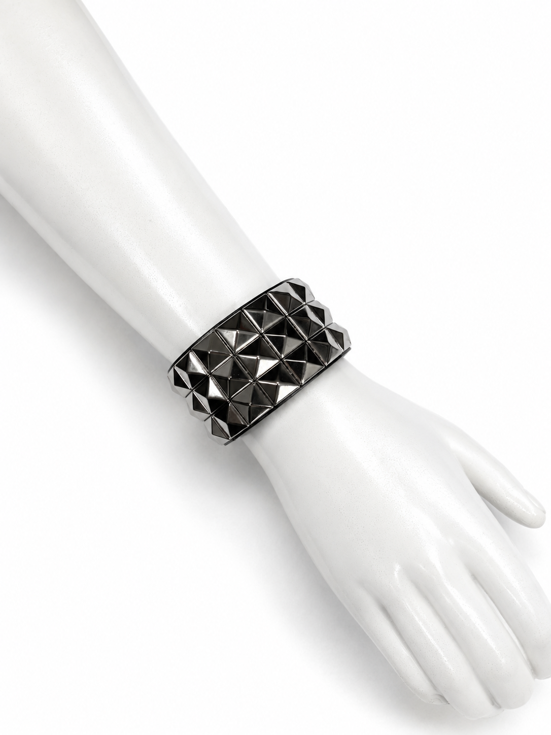 STUD VEGAN LEATHER BRACELET