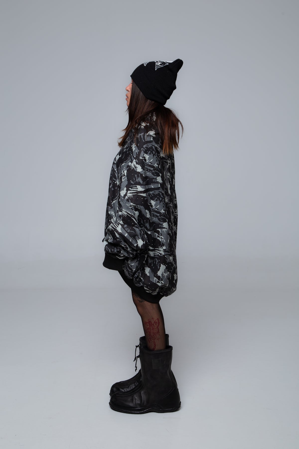 REVERSIBLE BOMBER JACKET BLUE/CAMO
