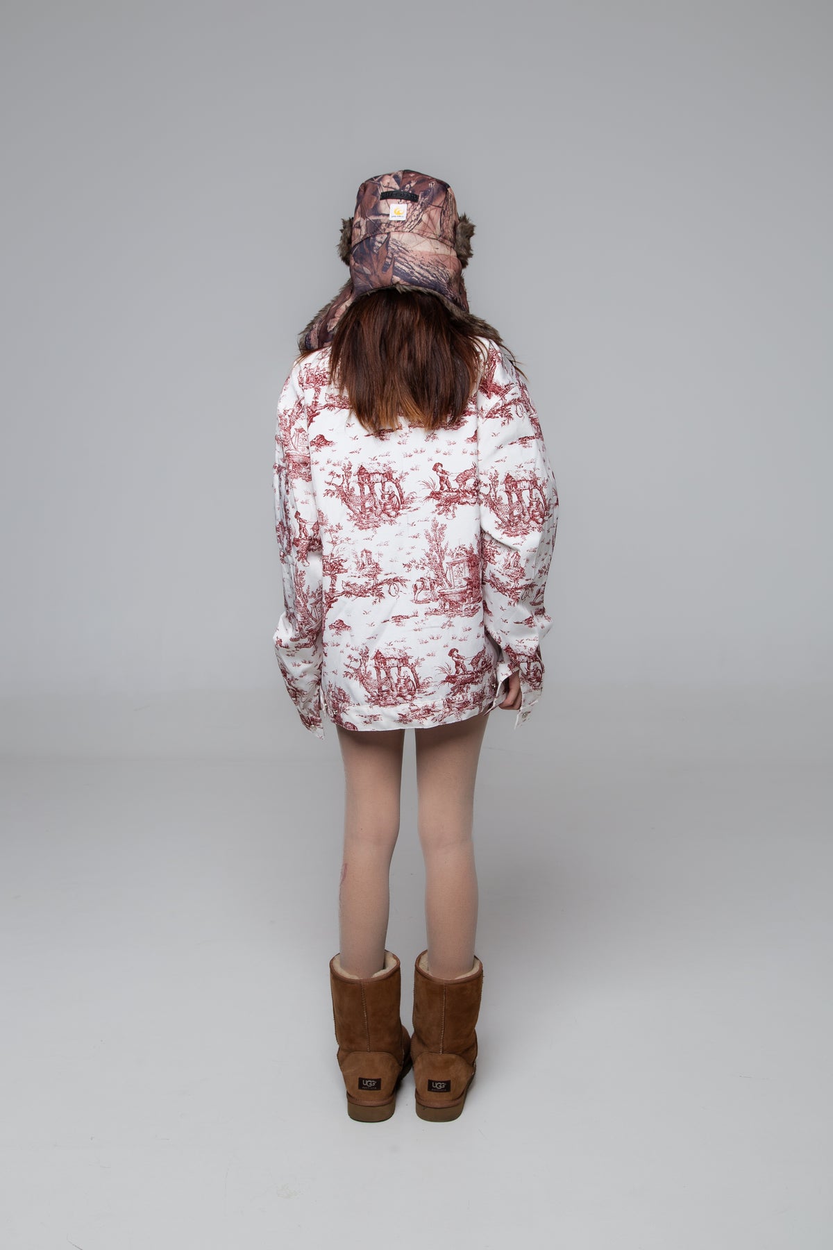 ZIP UP WORK JACKET TOILE DE JOUY