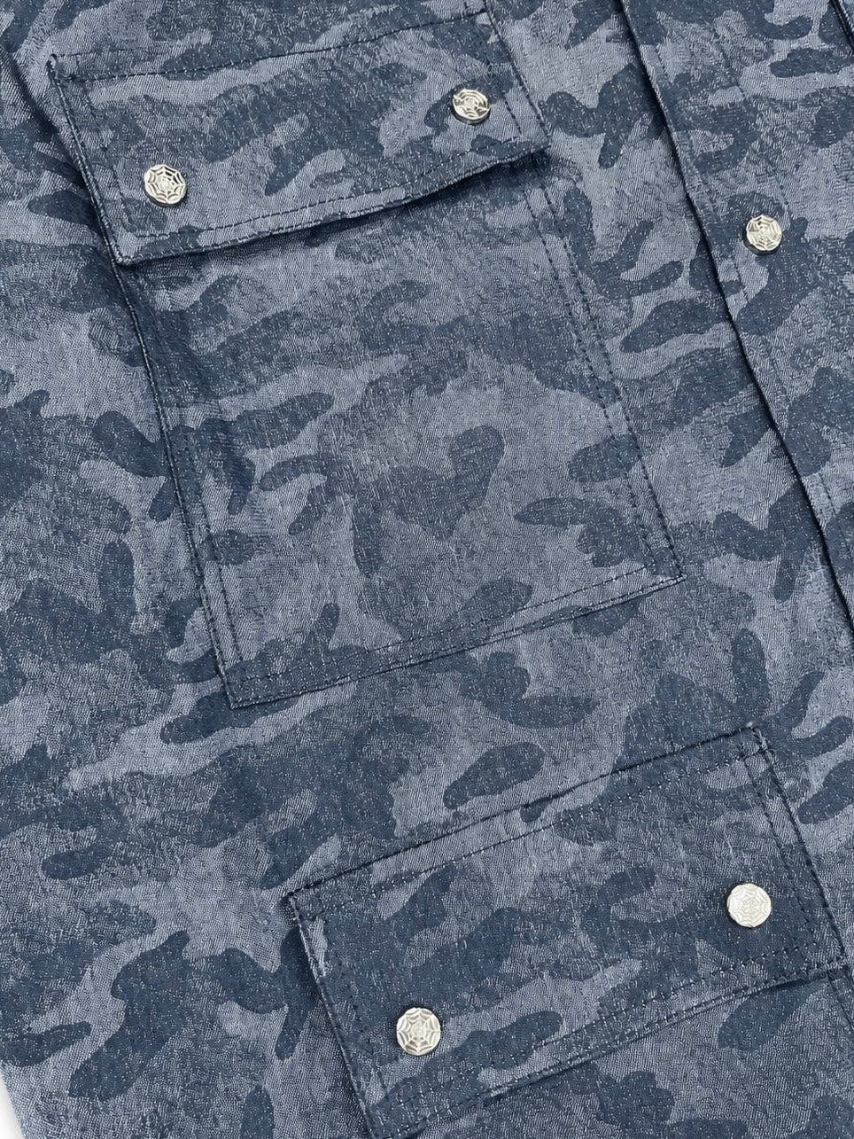 NAVY CAMO OVERSHIRT