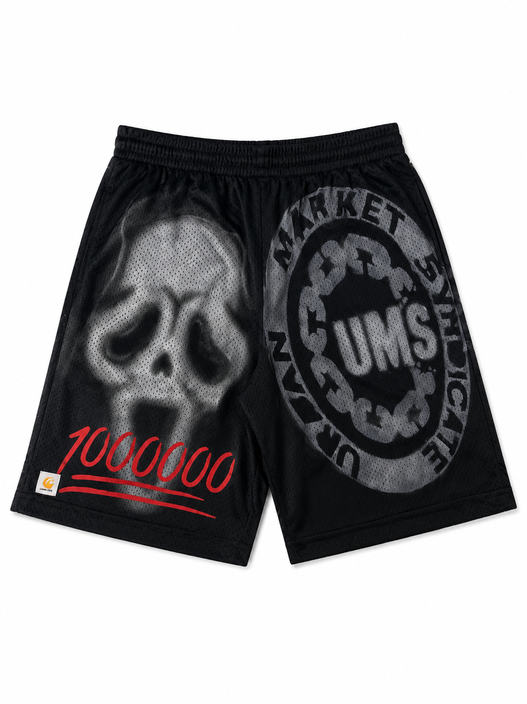 BASKETBALL BLACK SHORTS - UMS 458-LL x FEMZOR