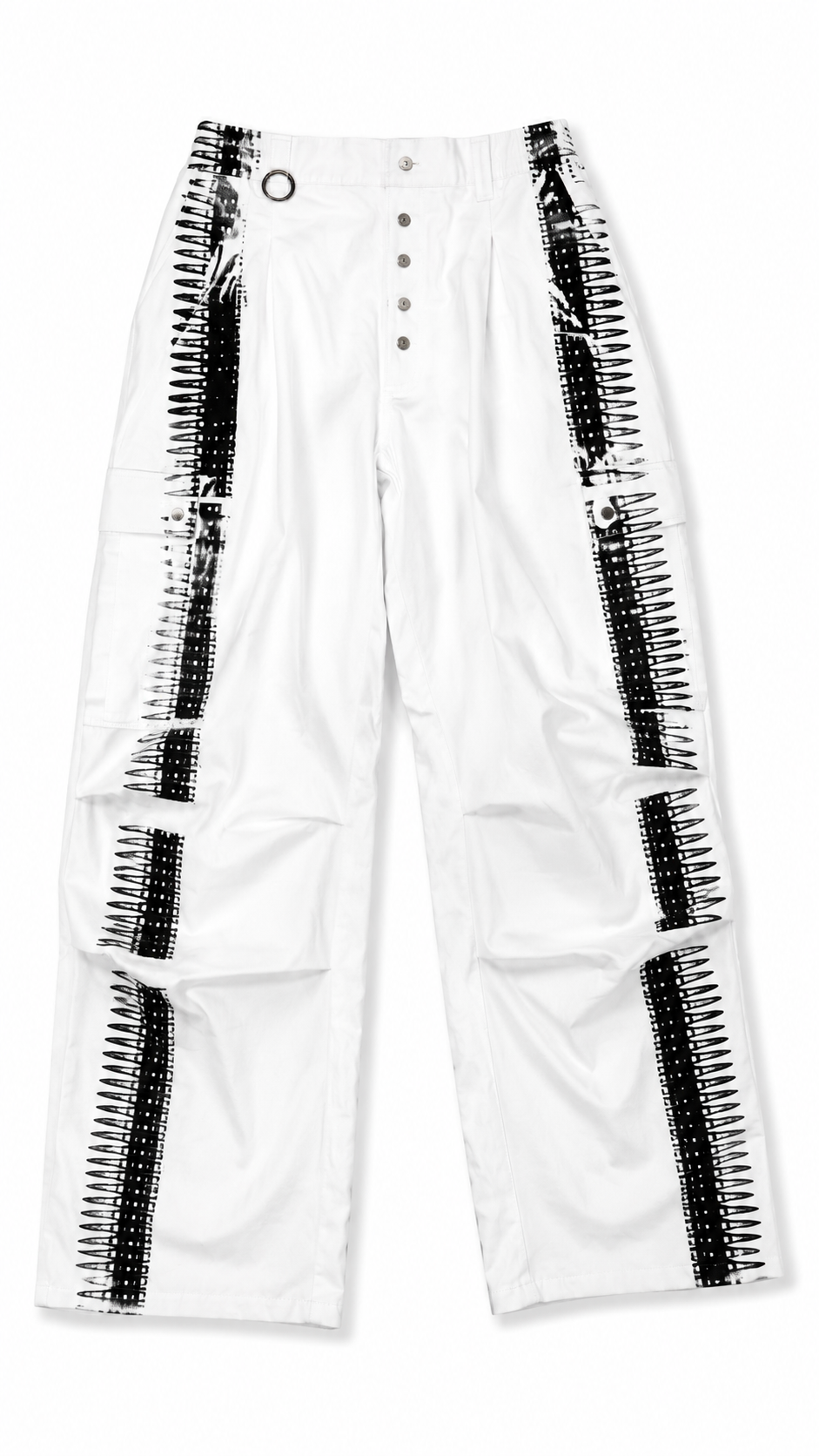 WHITE BULLETS CARGO PANTS - UMS 458-LL X AMORTRASH