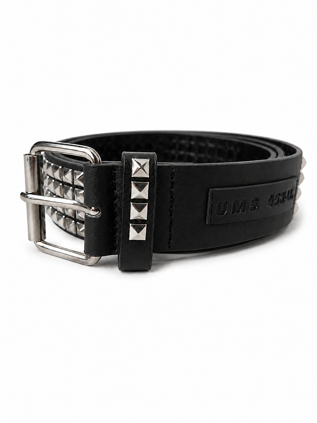 SPIKE VEGAN-LEATHER BELT