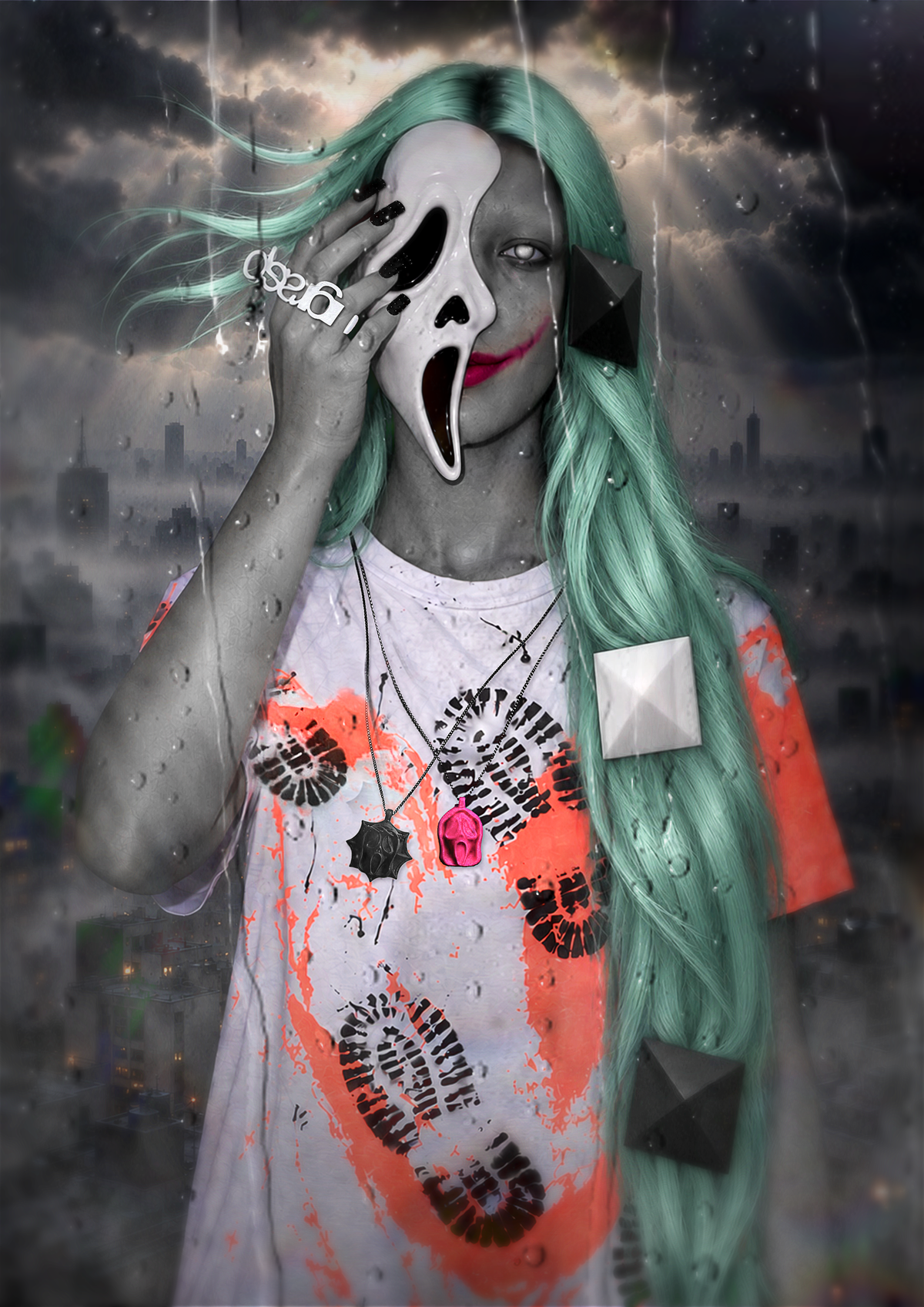 POSTER POP-UP HAHAHA x CYSHIMI x UMS 458-LL