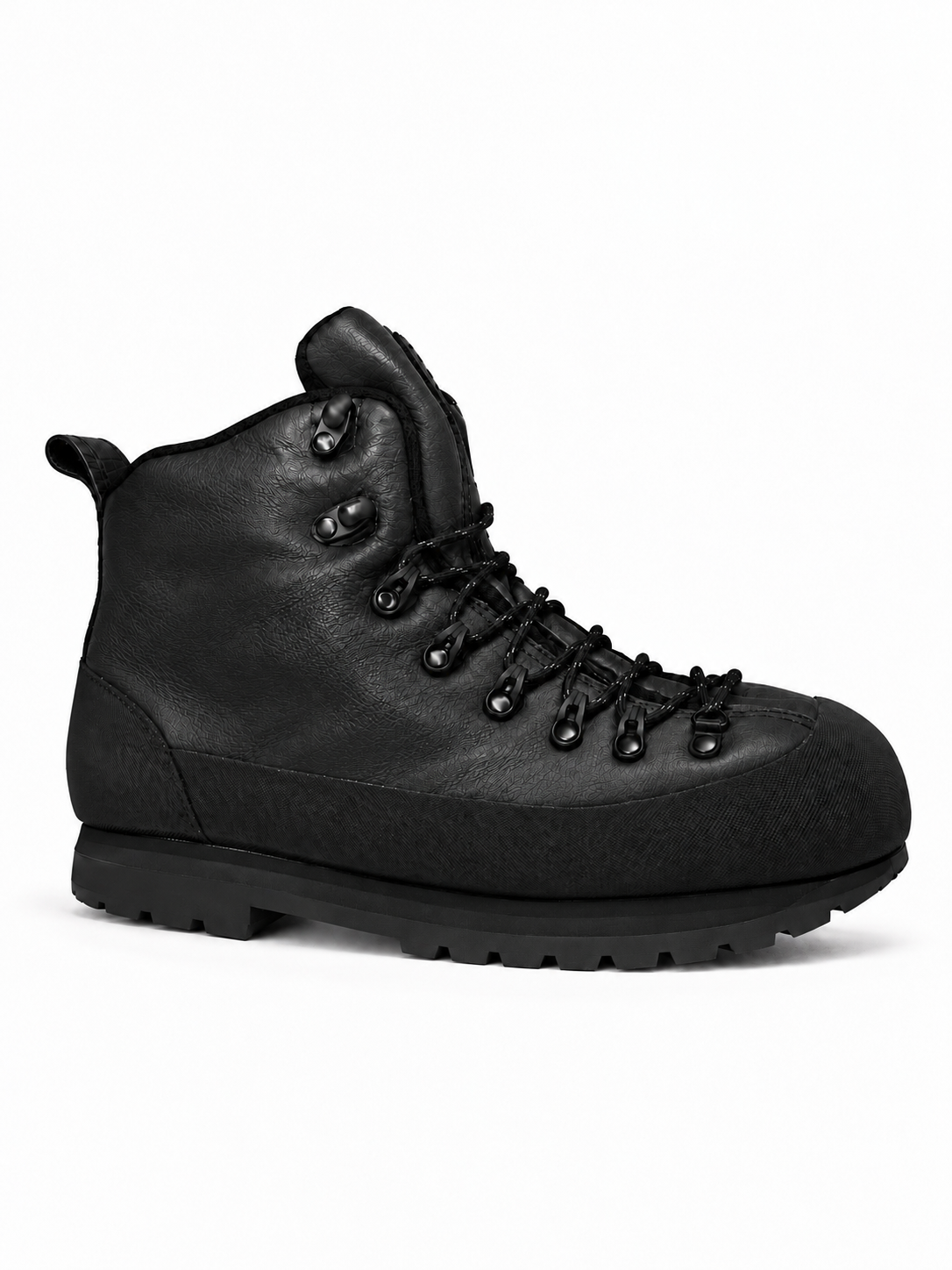 BLACK HIKING BOOTS