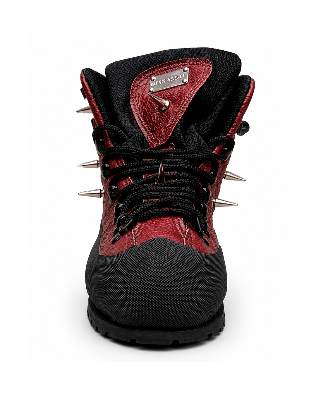 SNAKE SKIN RED HIKING BOOTS