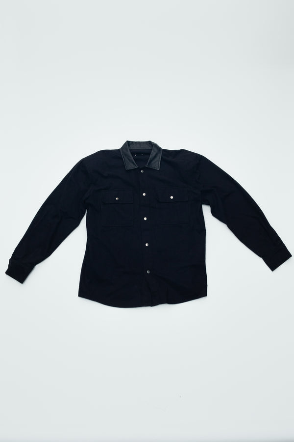 BLACK OVERSHIRT